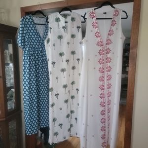 3 ankle long summer dresses  2 misslook and 1 Vonda